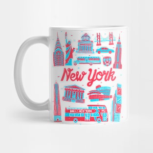 New York Cityscape Landmark Mug